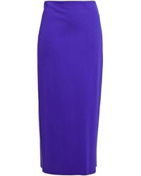 MEIMEIJ - Midi Skirt Viscose, Polyamide, Elastane - Lyst