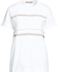 D.exterior - T-Shirt Cotton, Elastane - Lyst