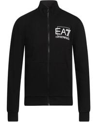 EA7 - Sweatshirt Cotton, Elastane - Lyst