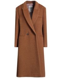 ANNIE PARIS - Coat Virgin Wool, Mohair Wool, Polyamide - Lyst