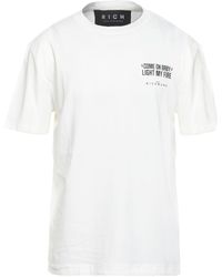 John Richmond - T-Shirt Cotton, Elastane - Lyst
