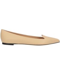 Sergio Rossi - Sand Ballet Flats Leather - Lyst