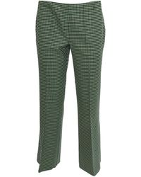 10% di sconto in Verde eleganti e chino da Pantaloni casual | Pantaloni sartoriali a vita alta di P.A.R.O.S.H eleganti e chino P.A.R.O.S.H Donna Pantaloni casual 