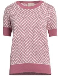 Drumohr - Antique Rose Sweater Cotton, Linen - Lyst