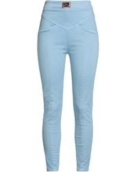 Elisabetta Franchi - Jeans Cotton, Elastomultiester, Elastane, Metal - Lyst