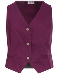Motel - Tailored Vest Cotton, Elastane - Lyst