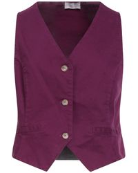 Motel - Tailored Vest Cotton, Elastane - Lyst