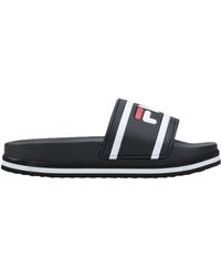 white fila sandals