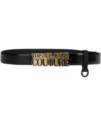 Versace Jeans Couture - Belt Calfskin, Metal - Lyst