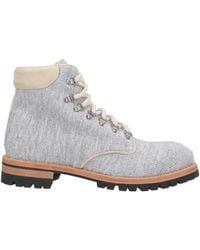 Eleventy - Light Ankle Boots Textile Fibers, Leather - Lyst