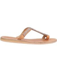 Laidbacklondon - Thong Sandal Leather - Lyst