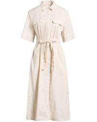 Peserico - Midi Dress Cotton, Polyamide, Elastane - Lyst