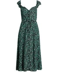 Mar De Margaritas - Midi Dress Viscose - Lyst