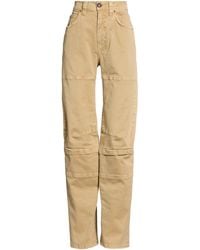Pinko - Sand Pants Cotton, Elastane - Lyst