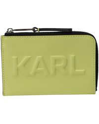Karl Lagerfeld - K/Karl Seven Emboss Zip Ch -- Acid Document Holder Bovine Leather - Lyst