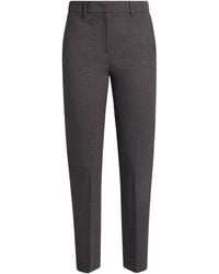 Marella - Charcoal Pants Polyester, Virgin Wool, Elastane - Lyst