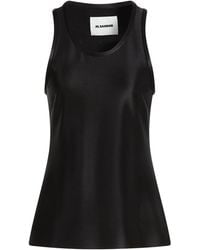 Jil Sander - Top Viscose, Elastane - Lyst