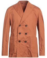 Doppiaa - Rust Blazer Cotton - Lyst