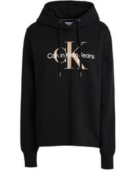 Sweat-shirt Calvin Klein en coloris Noir Femme Articles de sport et dentraînement Articles de sport et dentraînement Calvin Klein 
