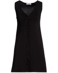 Jil Sander - Mini Dress Cotton, Polyamide - Lyst