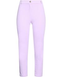 Rinascimento - Lilac Pants Polyester, Elastane - Lyst