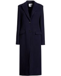 MSGM - Midnight Coat Virgin Wool, Polyamide - Lyst