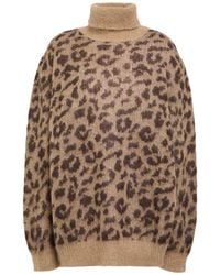 P.A.R.O.S.H. - Turtleneck Mohair Wool, Polyamide, Wool - Lyst