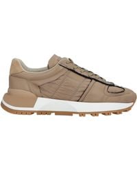 Maison Margiela - Minimalist Leather Lowtop Casual Shoes - Lyst
