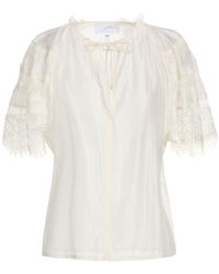 Soallure - Ivory Top Lycra, Polyester - Lyst