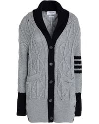Thom Browne - Light Cardigan Virgin Wool - Lyst