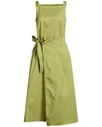 Peserico - Easy Lime Midi Dress Cotton, Elastane - Lyst