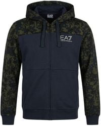 EA7 - Midnight Sweatshirt Cotton, Polyester - Lyst