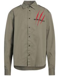 DSquared² - Military Shirt Cotton, Elastane - Lyst