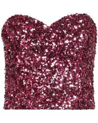 CAMILLA - Fuchsia Top Polyester, Elastane, Polyamide - Lyst