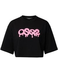 DSquared² - T-Shirt Cotton - Lyst