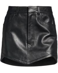 Dondup - Mini Skirt Lambskin - Lyst