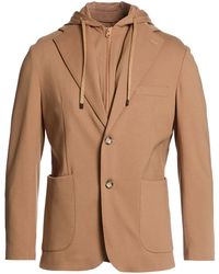 Exte - Camel Jacket Viscose, Nylon, Elastane - Lyst