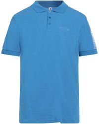 Moschino - Azure Polo Shirt Cotton - Lyst