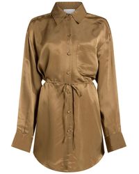 Erika Cavallini Semi Couture - Military Shirt Cupro, Viscose - Lyst