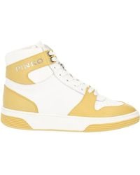 Pinko - Sneakers Calfskin, Textile Fibers - Lyst