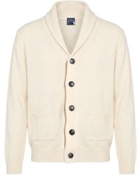 Fedeli - Cream Cardigan Cashmere - Lyst