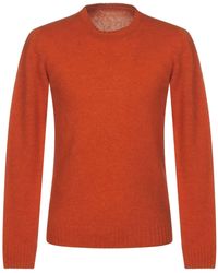 Zanone - Rust Sweater Virgin Wool - Lyst
