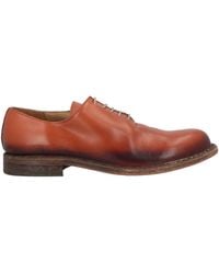 Moma - Tan Lace-Up Shoes Calfskin - Lyst