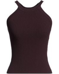 Motel - Dark Top Viscose, Polyester - Lyst