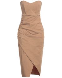 Siste's - Midi Dress Viscose, Nylon, Elastane - Lyst