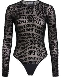 Versace Jeans Couture - Bodysuit Polyester, Elastane, Polyamide - Lyst