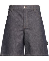 Courreges - Denim Shorts Cotton, Elastane - Lyst