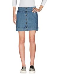 Vanessa Bruno Athé Denim Skirt - Blue