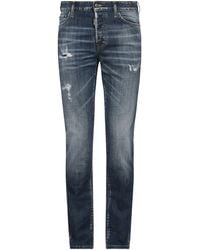 DSquared² - Jeans Cotton, Elastane, Calfskin - Lyst