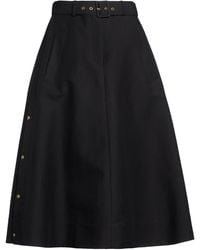 Moncler - Midi Skirt Cotton - Lyst